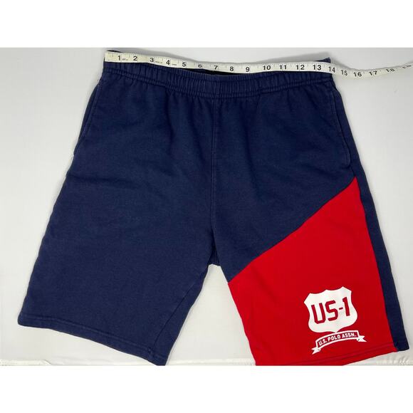 U. S. Polo Association Men's Sweat Shorts size XXL (18) Pre-Owned with pockets - Picture 5 of 8